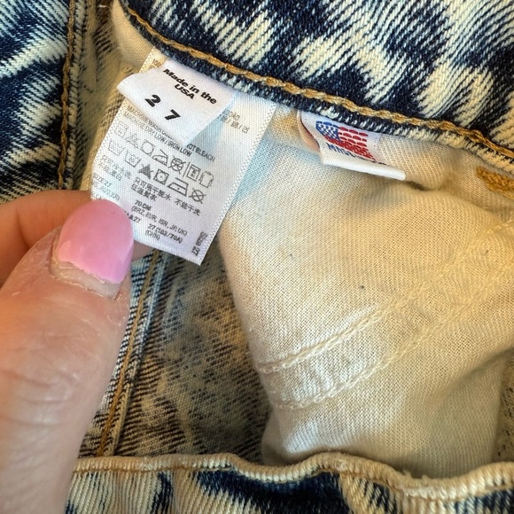 American Apparel Acid Wash Vintage Jean Shorts - Picture 5 of 10